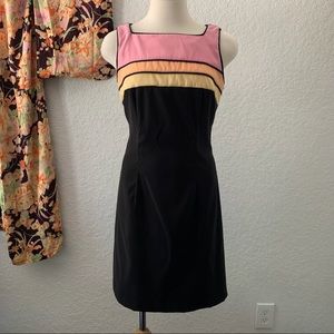 90s Color Block Dress